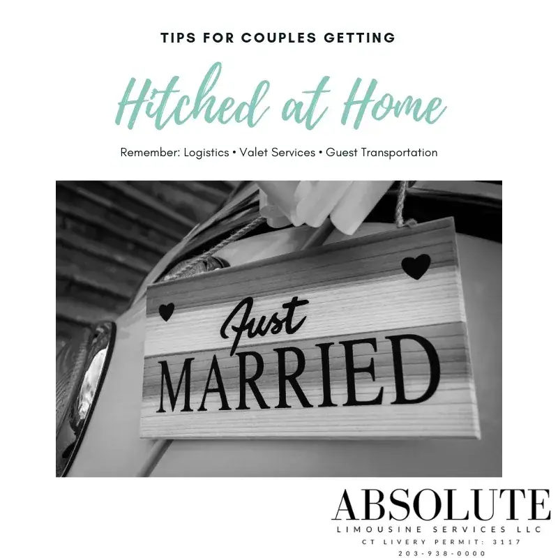 Transportation tips for couples getting married at home